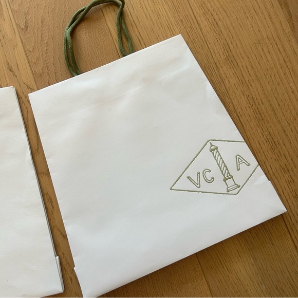 Set of 2 - VCA Van Cleef & Arpels Shopping Bag - Picture 2 of 5